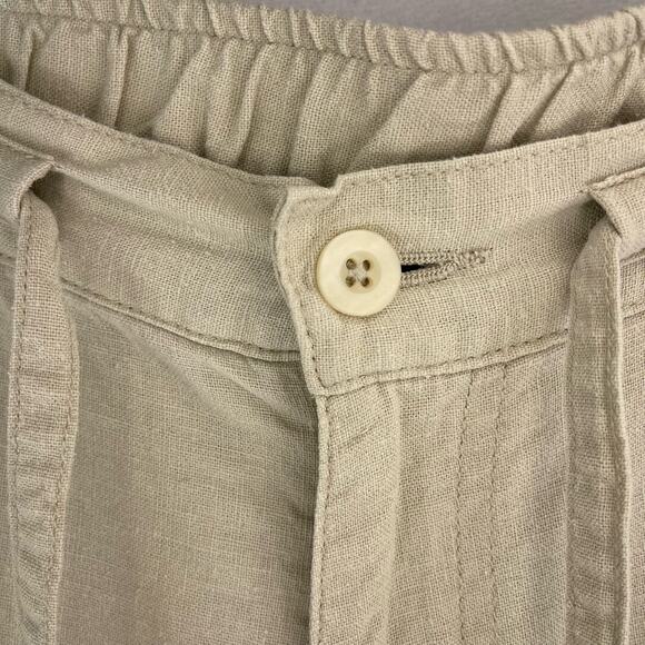 Cubavera Linen Blend Drawstring Pants Size L - Picture 3 of 9